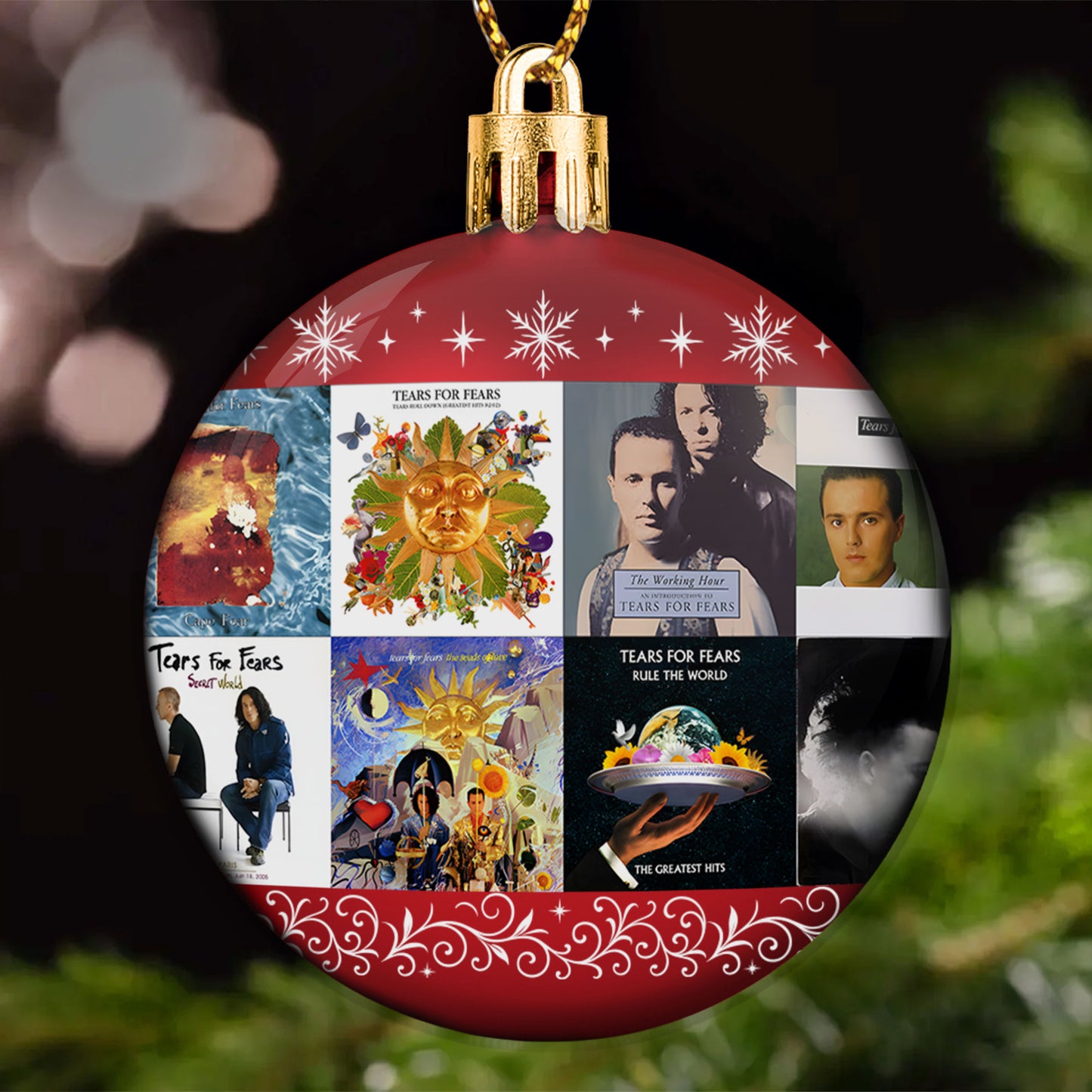 Tears for Fears Ball Ornament – Classic New Wave Collection