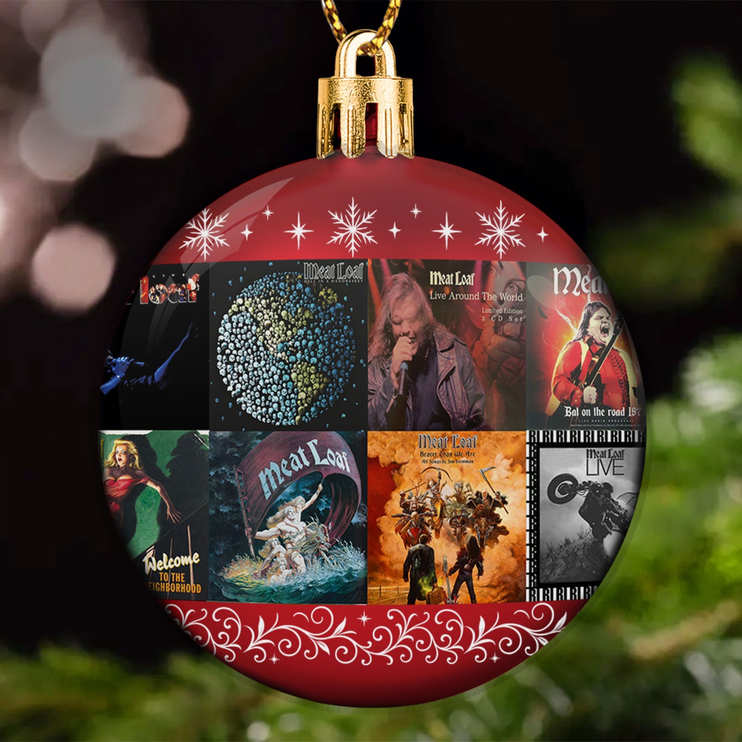 Meat Loaf Ball Ornament – Theatrical Rock Icon