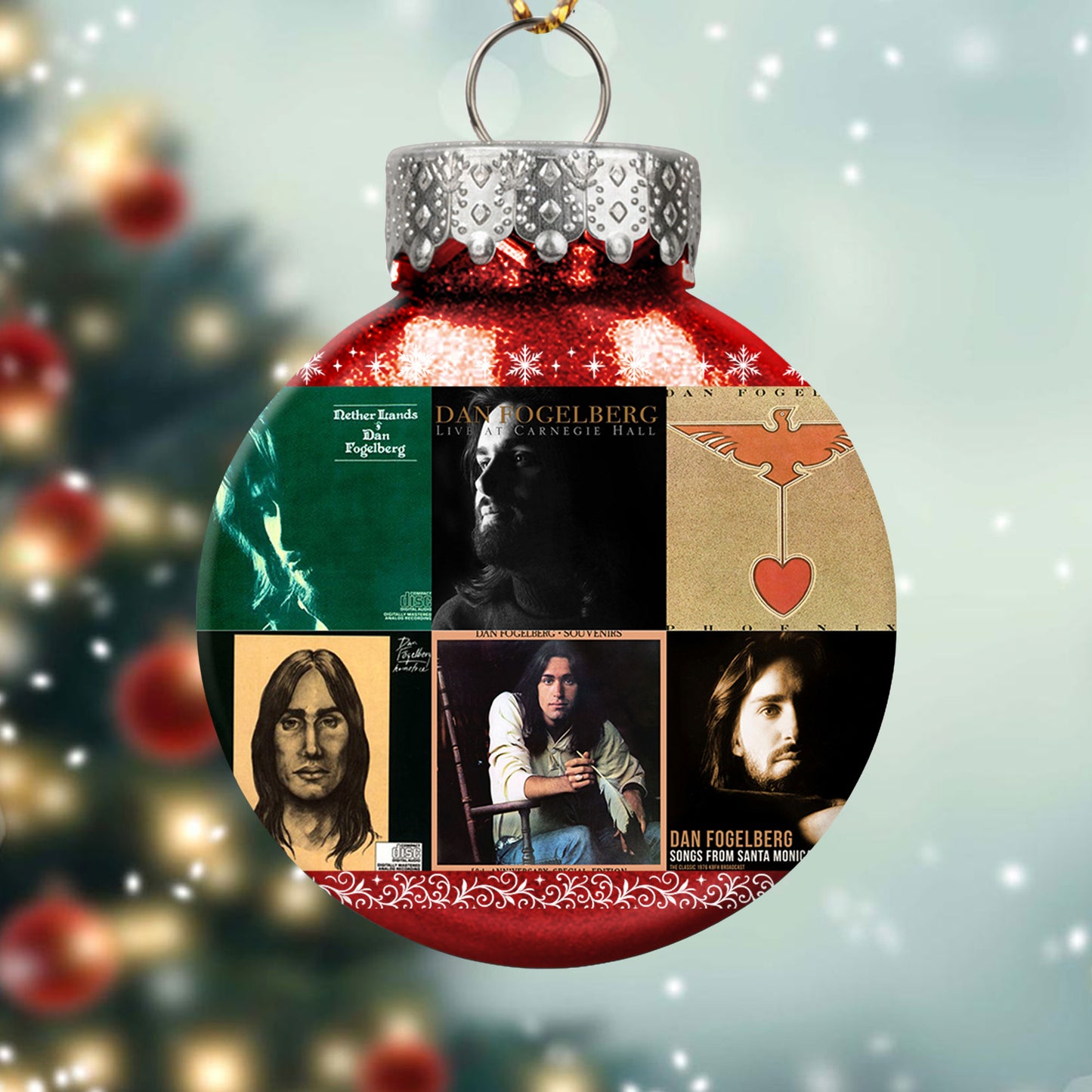Dan Fogelberg Ball Ornament – Timeless Melodies for a Peaceful Christmas