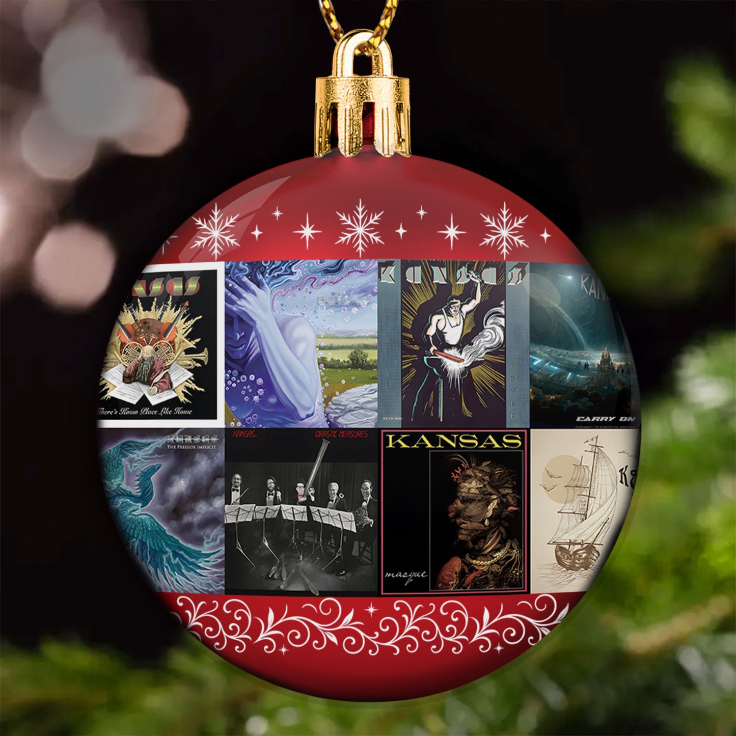 Kansas Ball Ornament – Carry On the Spirit of Classic Rock