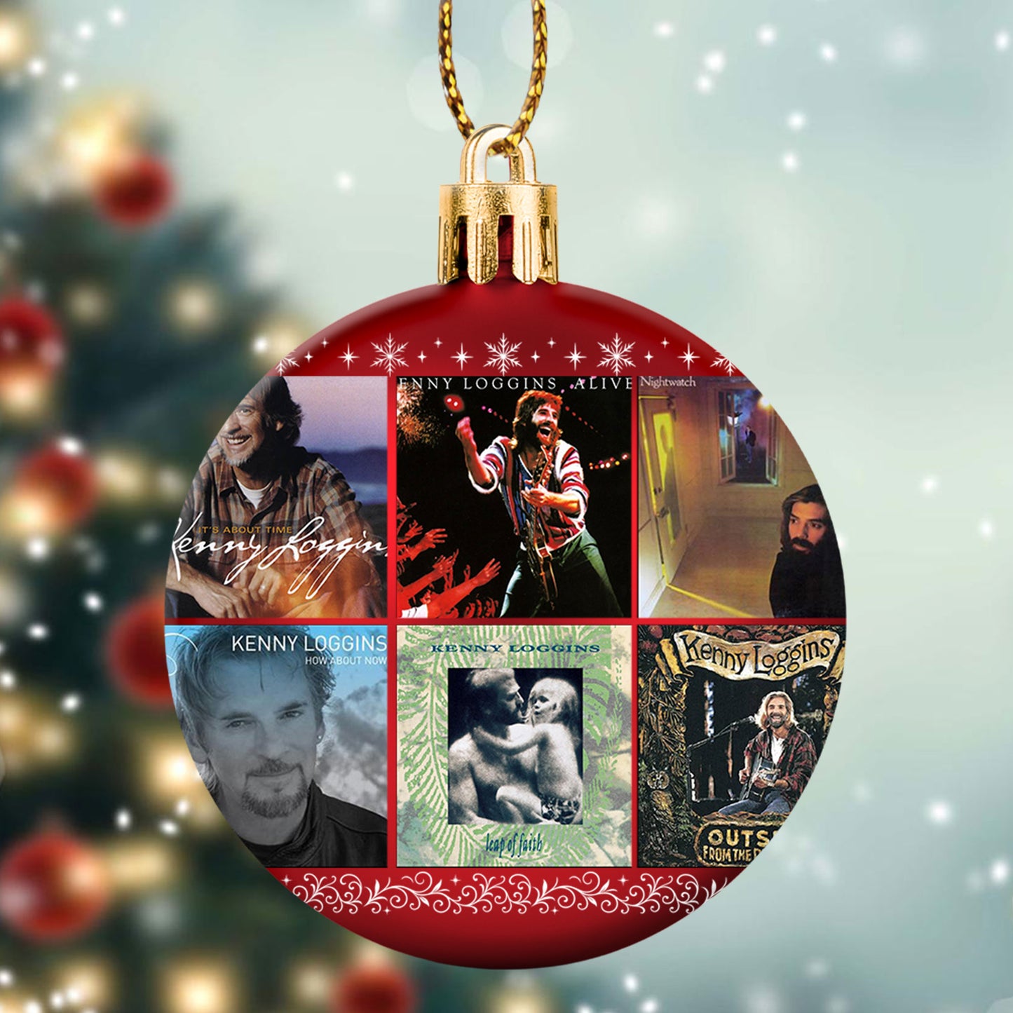 Kenny Loggins Ball Ornament – A Smooth Holiday Tribute to the King of Soundtracks