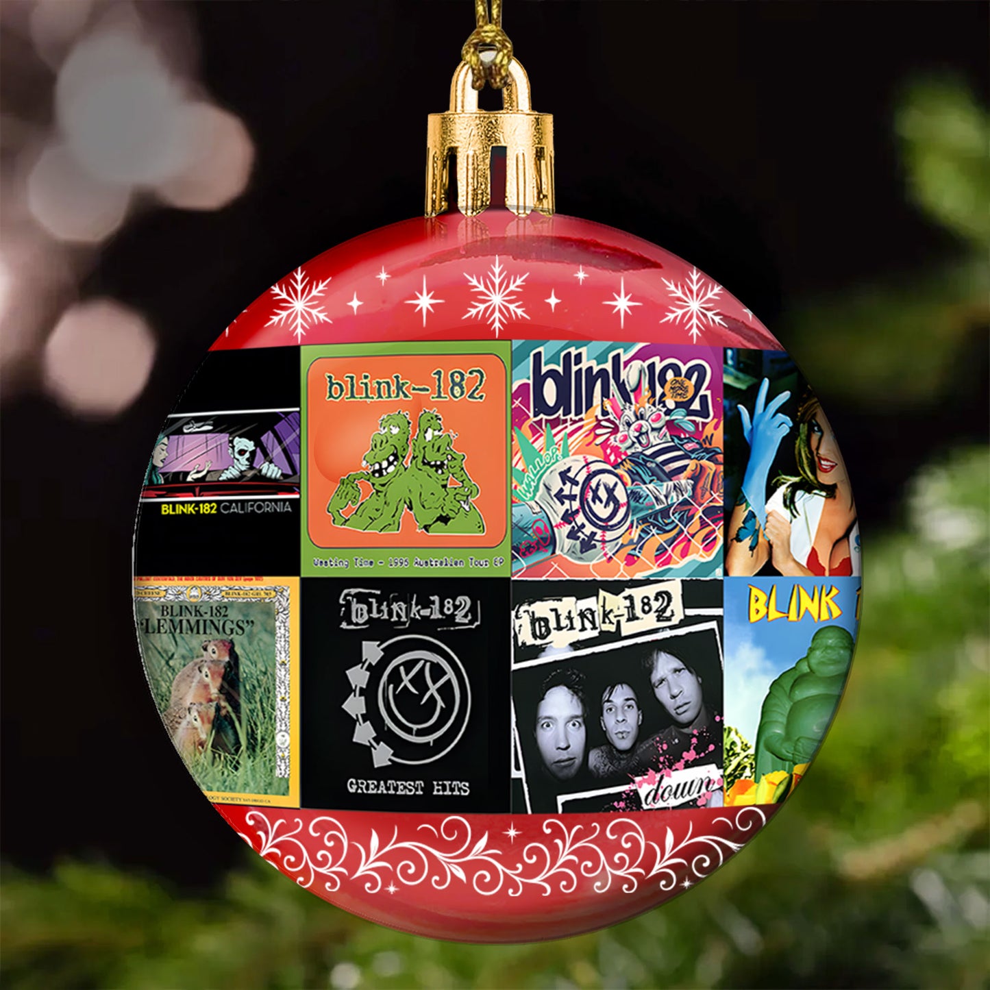 Blink-182 Ball Ornament – A Pop-Punk Holiday for the Young at Heart