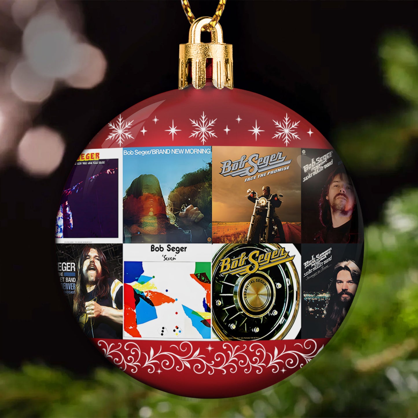 Bob Seger Ball Ornament – Classic Rock Spirit