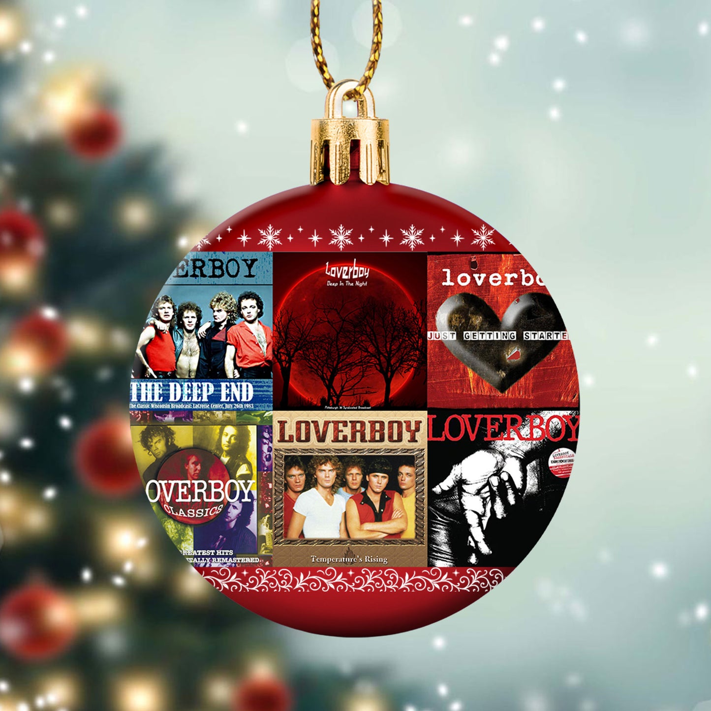 Loverboy Ball Ornament – Classic Rock Passion
