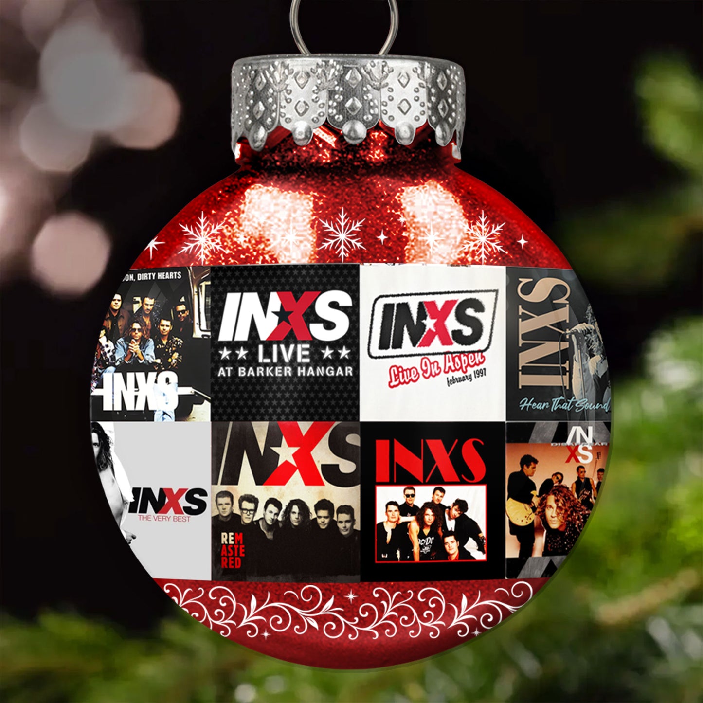 INXS Ball Ornament – Celebrate the Sound of Iconic Rock Energy