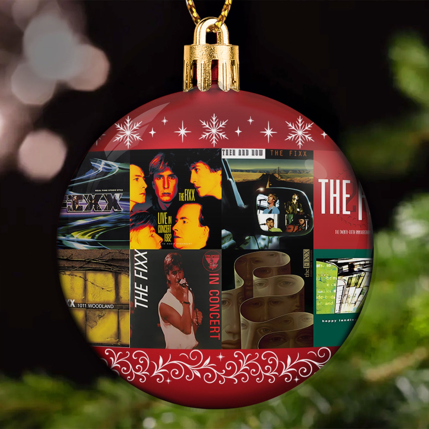 The Fixx Ball Ornament – A Retro Christmas Gift for True Music Fans