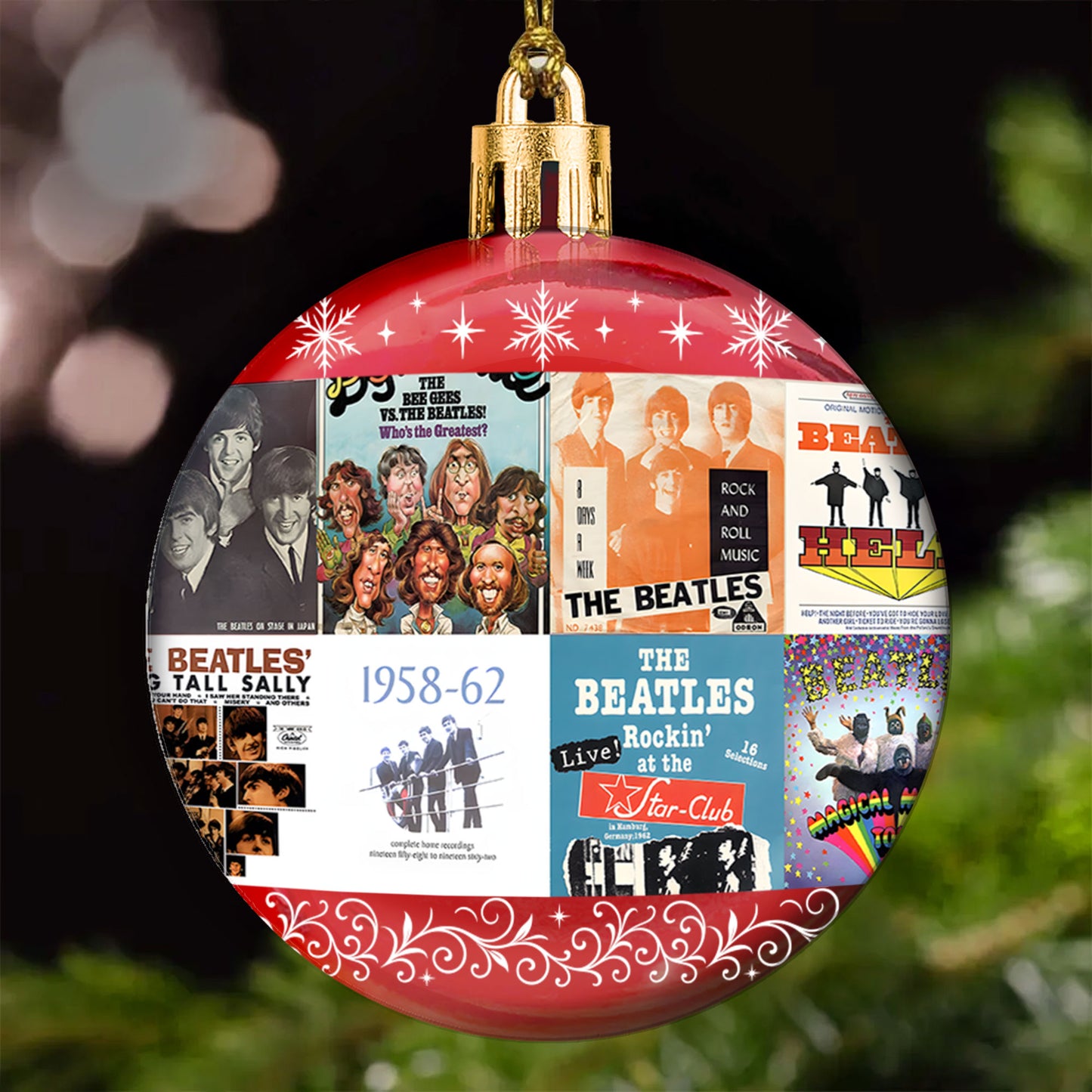 The Beatles Ball Ornament – A Legendary Tribute to Timeless Music