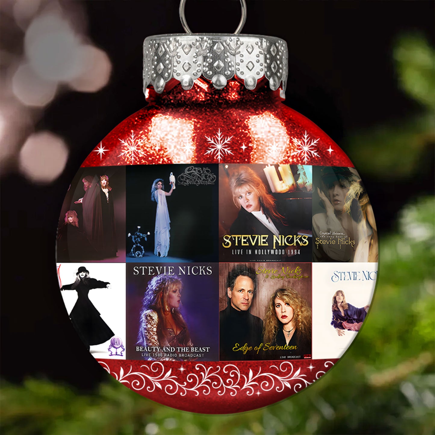 Stevie Nicks Ball Ornament – A Bohemian Tribute to the Queen of Mystical Rock