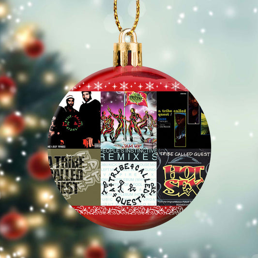 A Tribe Called Quest Ball Ornament – Hip-Hop Legends in Holiday Style