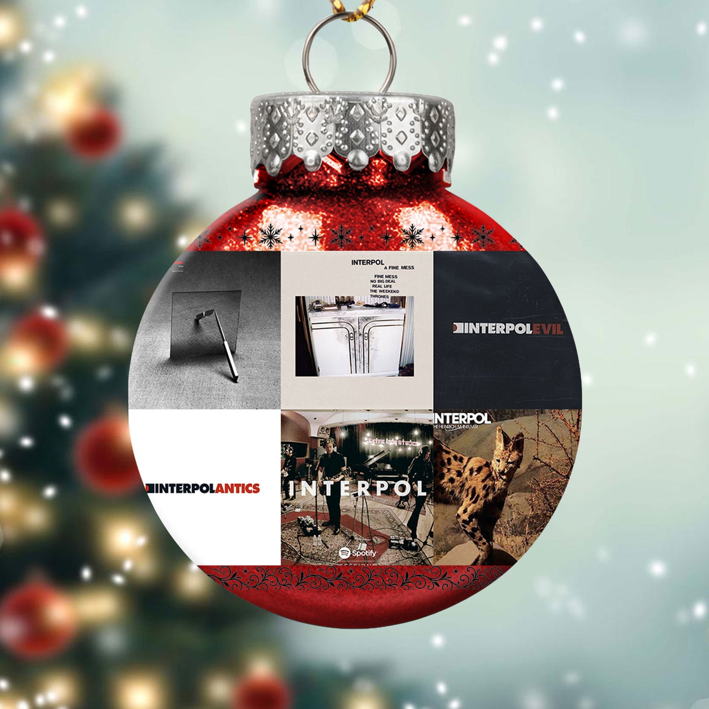 Interpol Ball Ornament – Celebrate the Cool Edge of Indie Rock