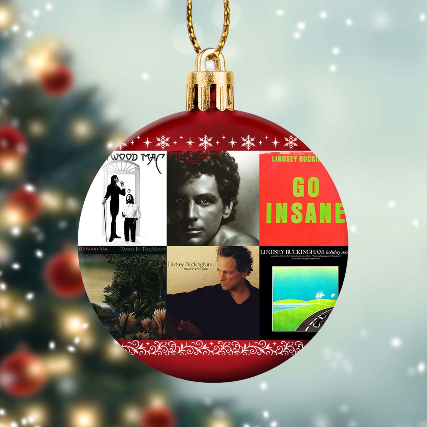Lindsey Buckingham Ball Ornament – Timeless Melodic Craftsmanship