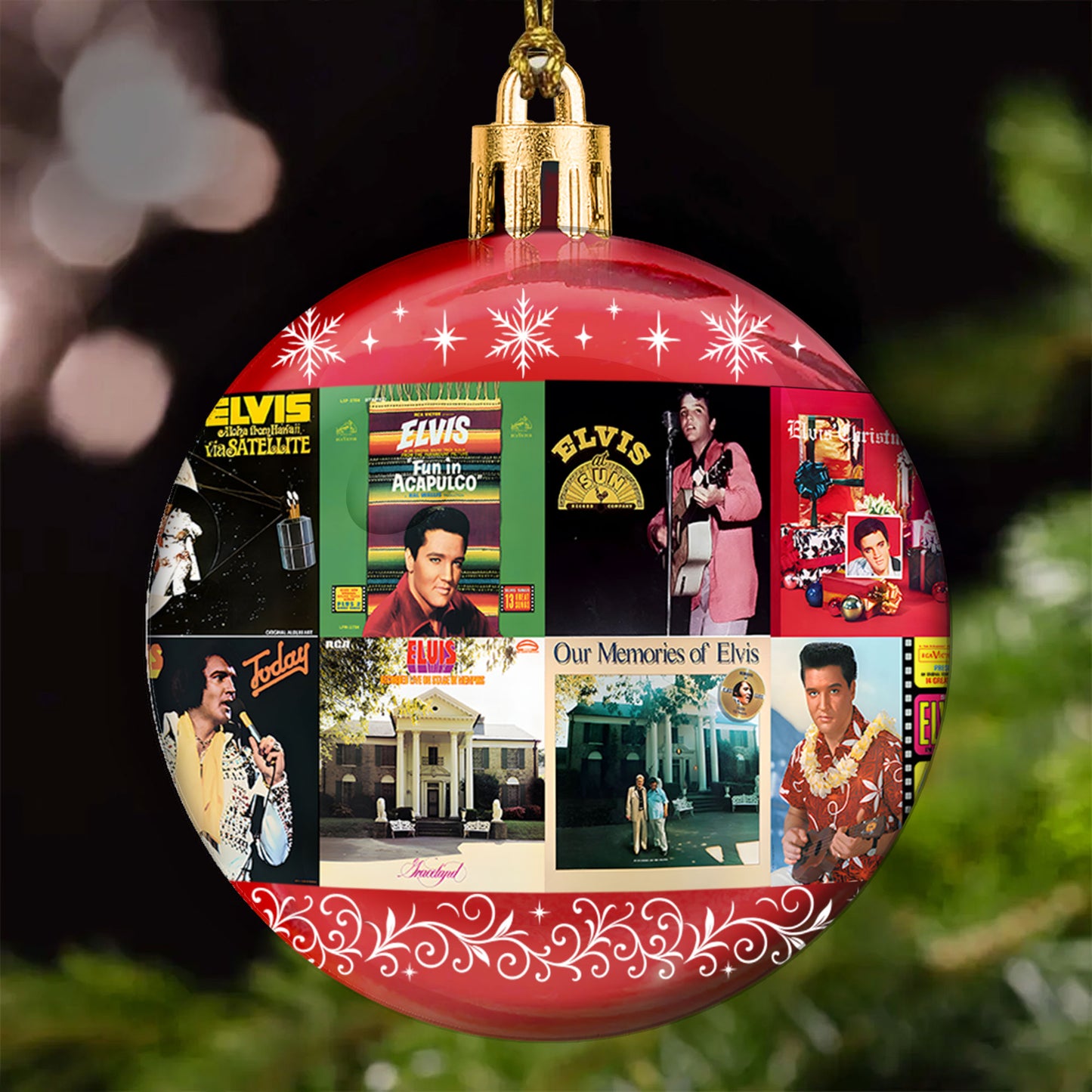 Elvis Presley Ball Ornament – A Rock ’n’ Roll Legend Wrapped in Holiday Spirit