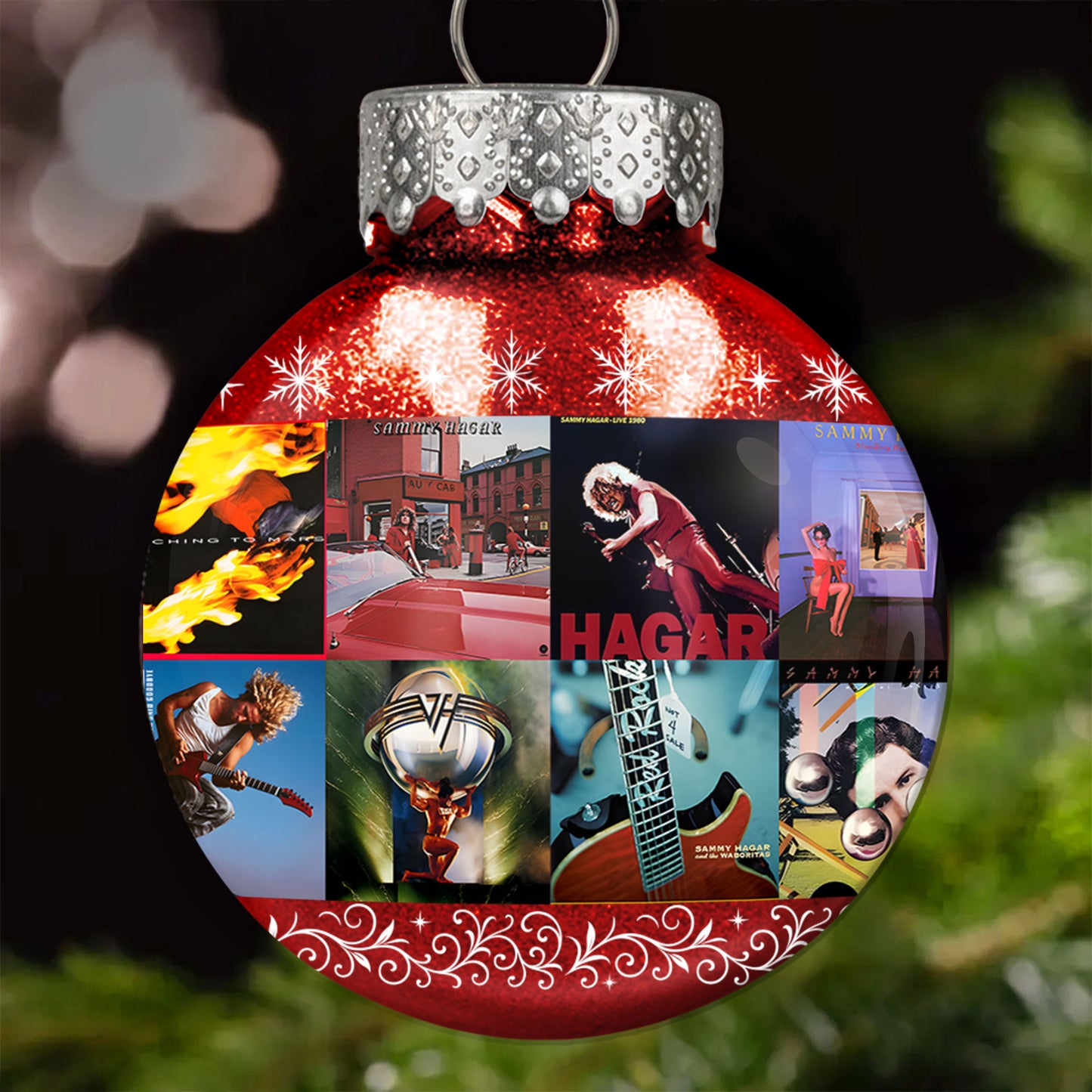 Sammy Hagar Ball Ornament – Rocking the Holidays with the Red Rocker Spirit