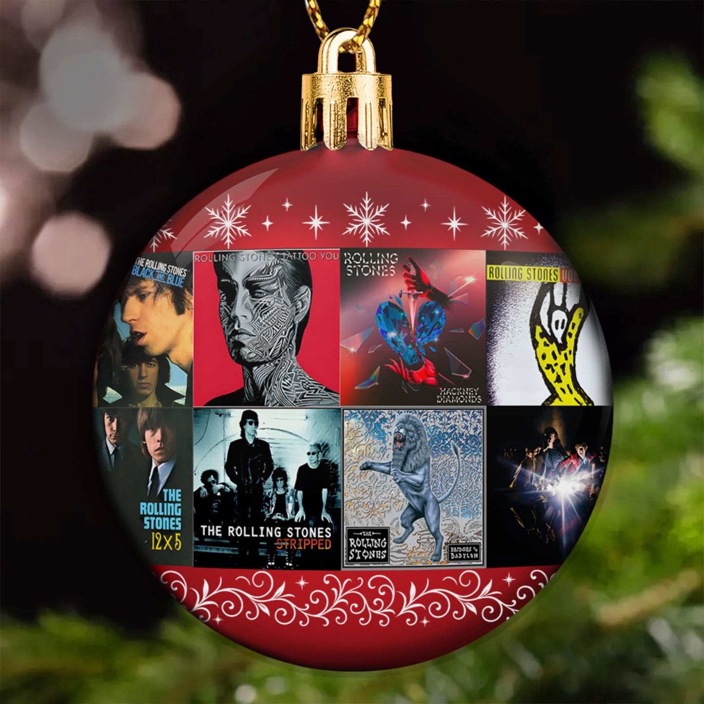 The Rolling Stones Ball Ornament – Rock ’n’ Roll Royalty for Your Tree