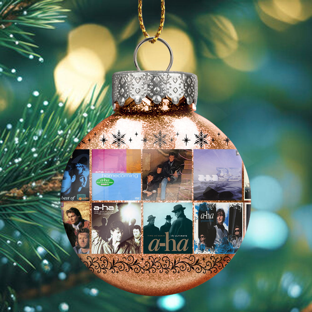 A-ha Ball Ornament – A Nostalgic Christmas Gift for Pop Lovers