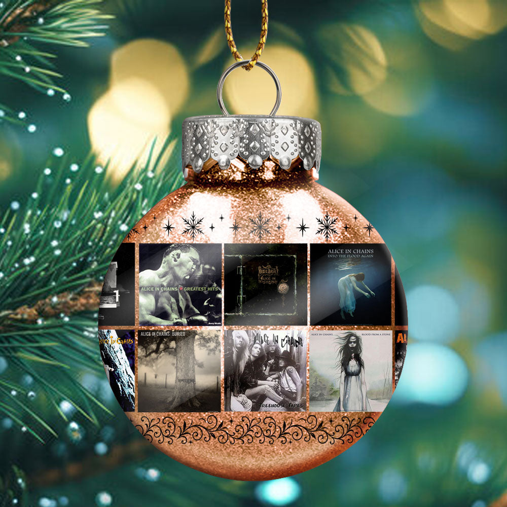 Alice In Chains Ball Ornament – Grunge Legends Meet Holiday Spirit