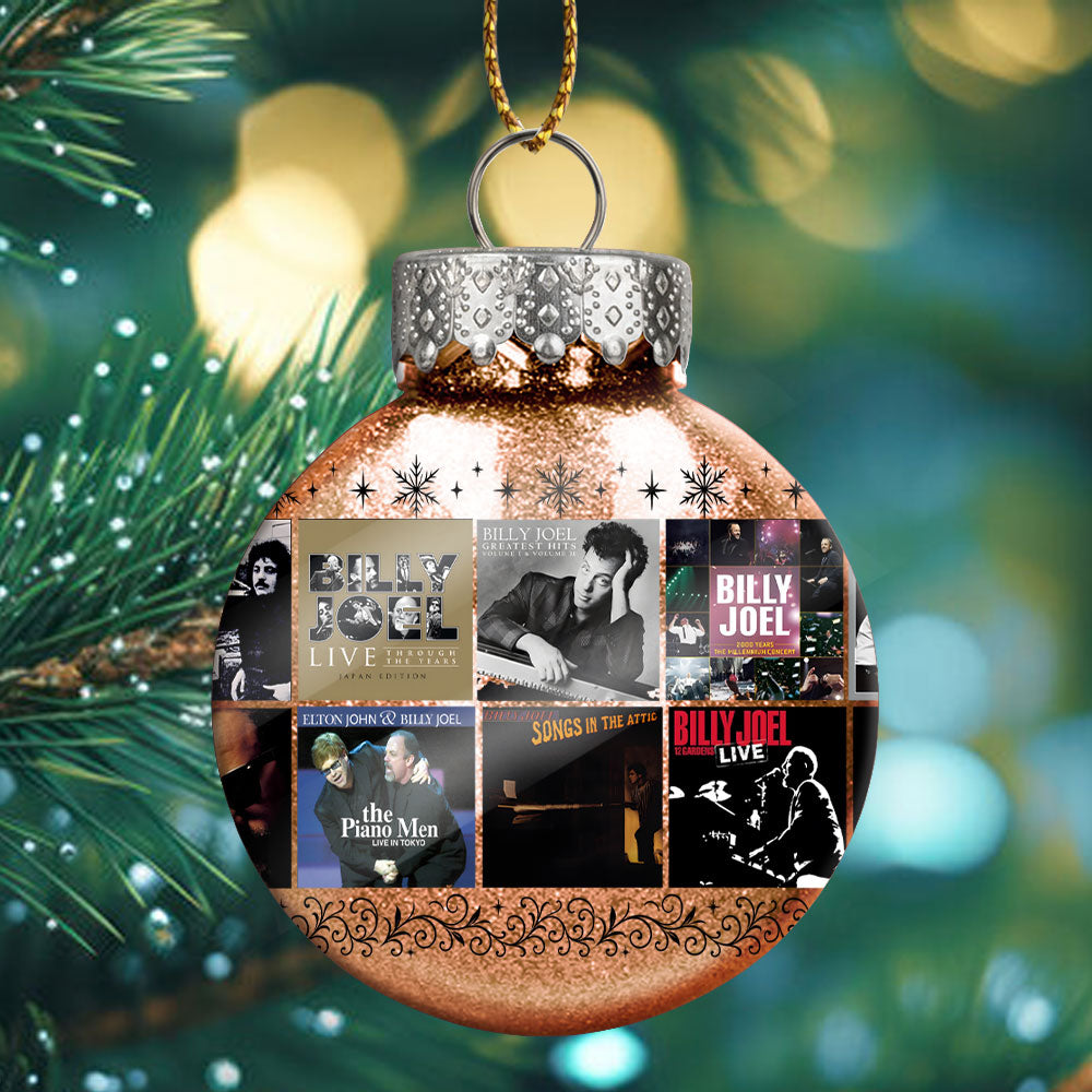 Billy Joel Ball Ornament – A Piano Man’s Holiday Melody in Every Shine