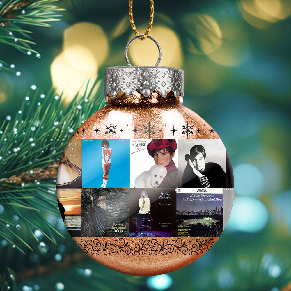 Barbra Streisand Ball Ornament – A Tribute to Timeless Elegance