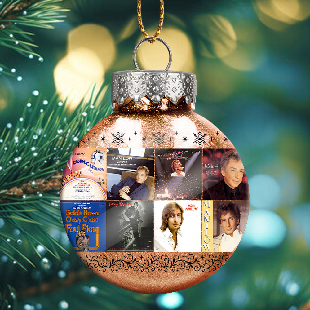 Barry Manilow Ball Ornament – A Celebration of Music, Memories, and Holiday Magic