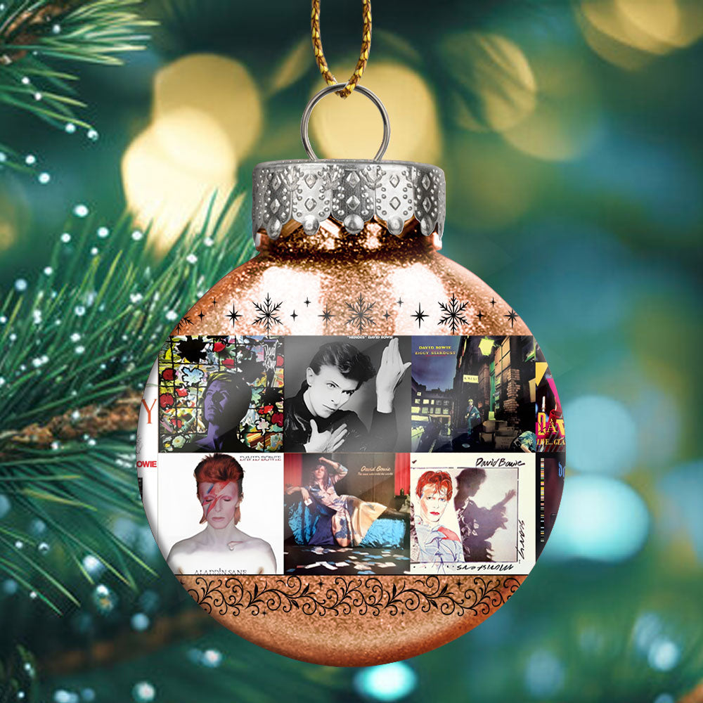 David Bowie Ball Ornament – A Stardust Celebration of Art, Sound, and Cosmic Style