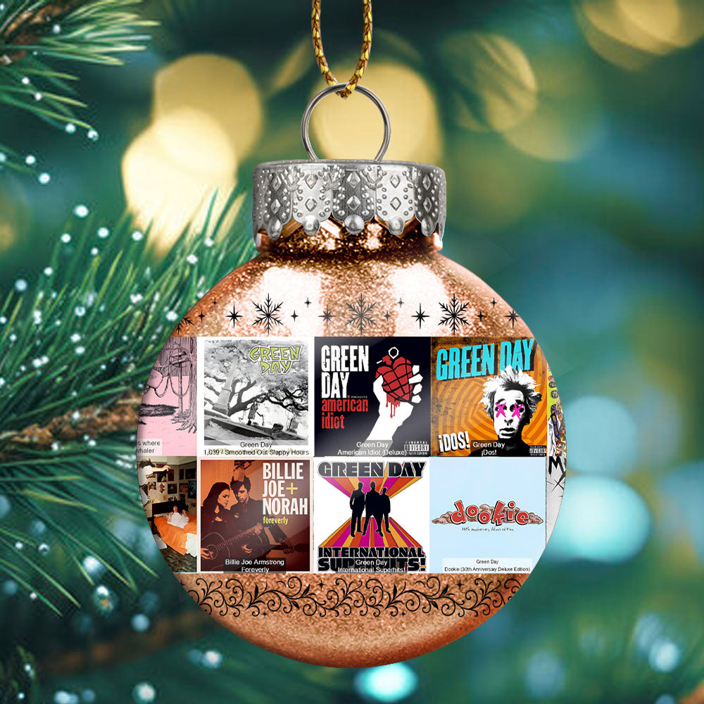 Green Day Ball Ornament – Rock the Holidays with Punk Spirit