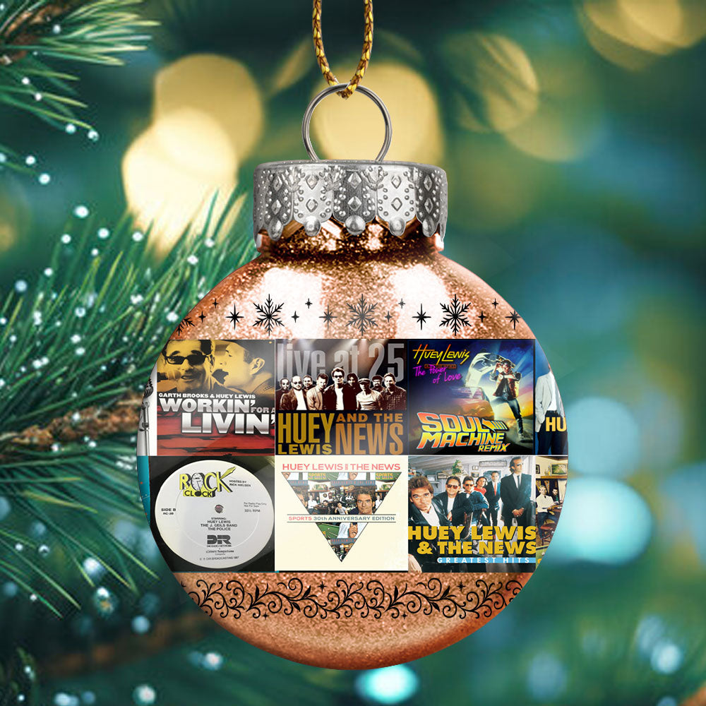 Huey Lewis & The News Ornament – The Heart of Rock ’n’ Roll Holiday