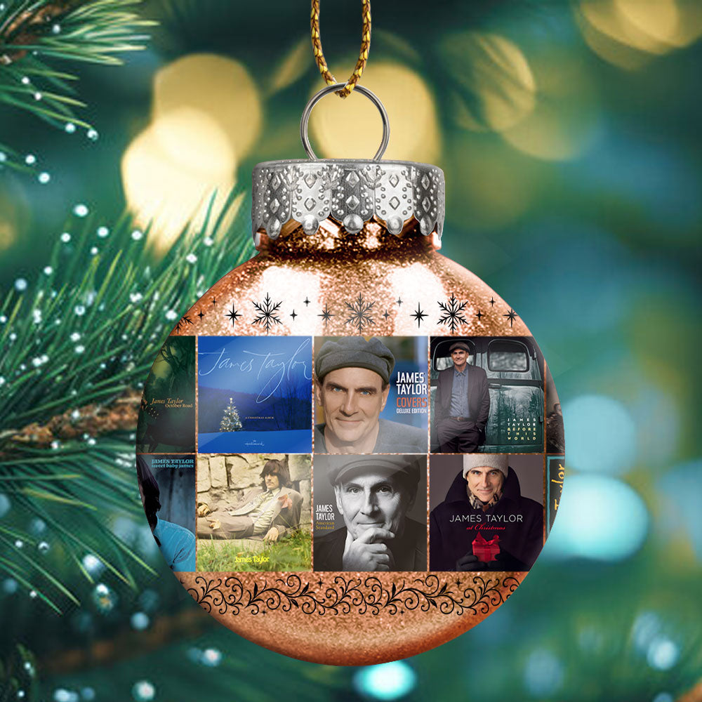 James Taylor Ball Ornament – Warm Melodies for Winter Nights