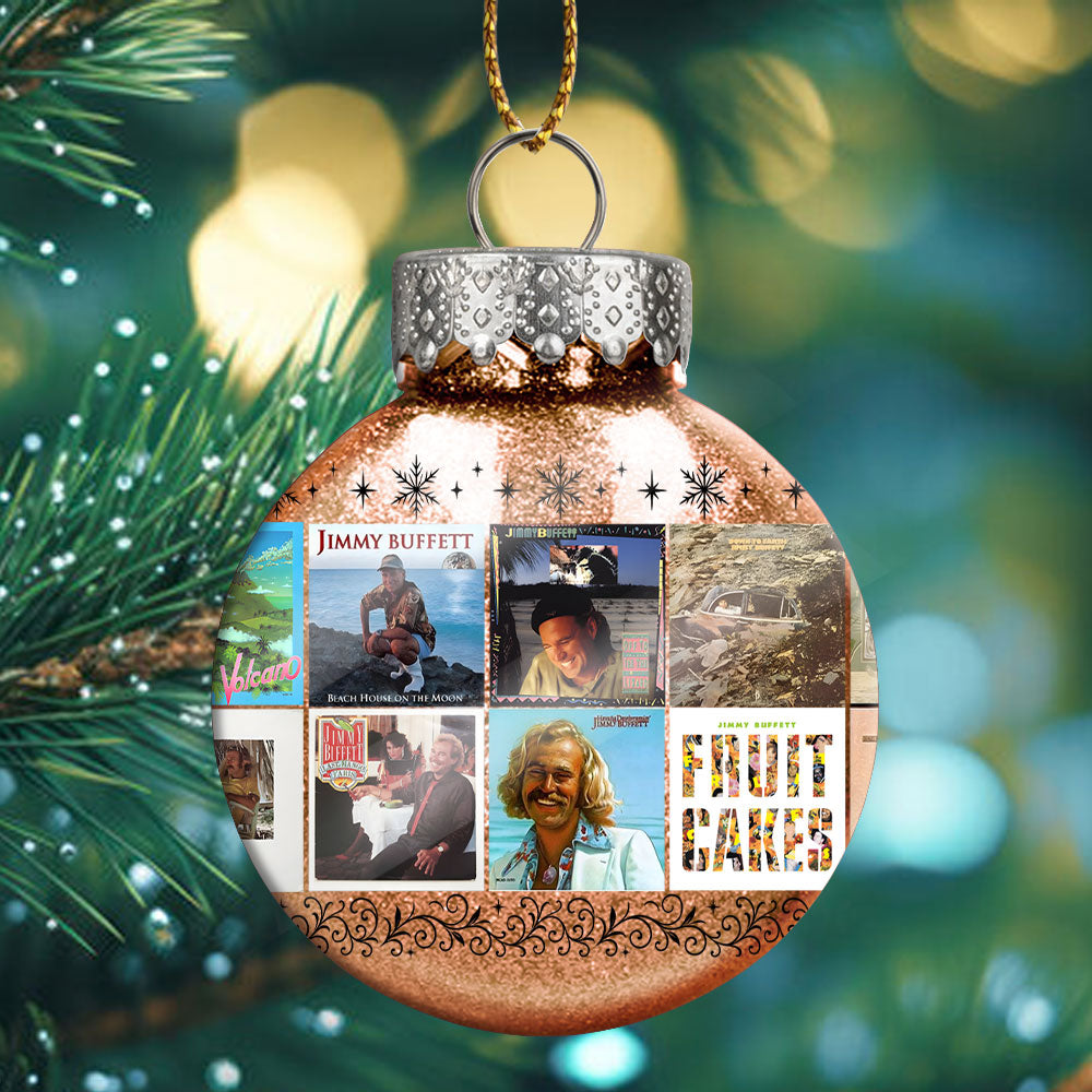 Jimmy Buffett Ball Ornament – A Tropical Holiday Tribute