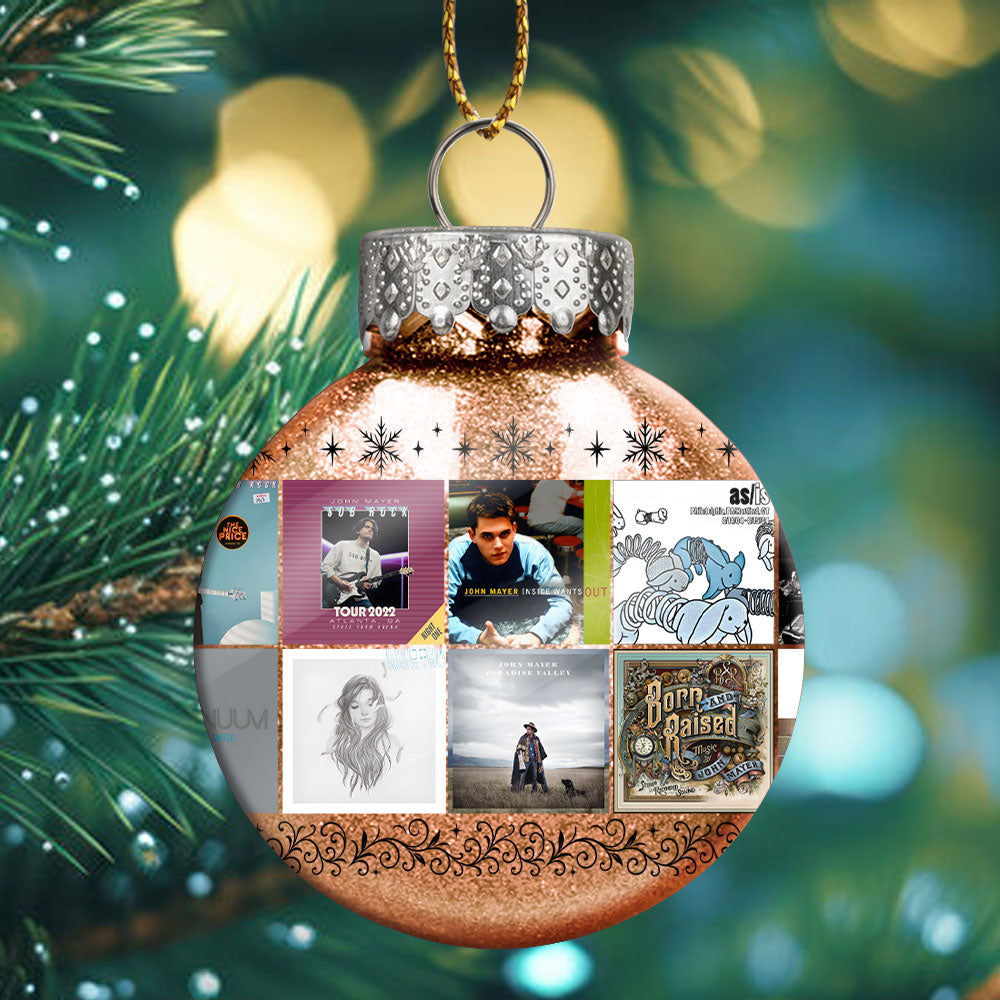 John Mayer Ball Ornament – A Touch of Soulful Elegance for Your Tree