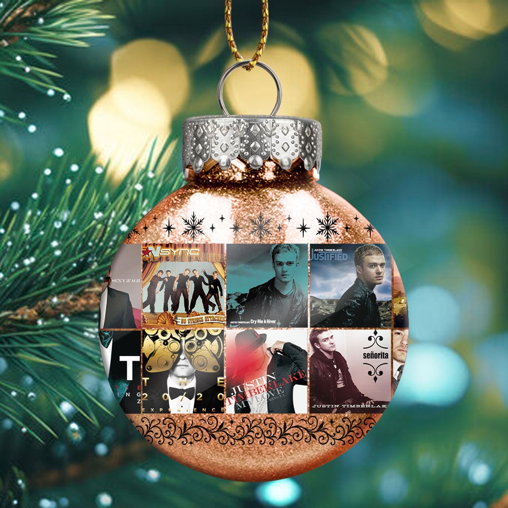 Justin Timberlake Ornament – A Sleek Touch of Pop Perfection