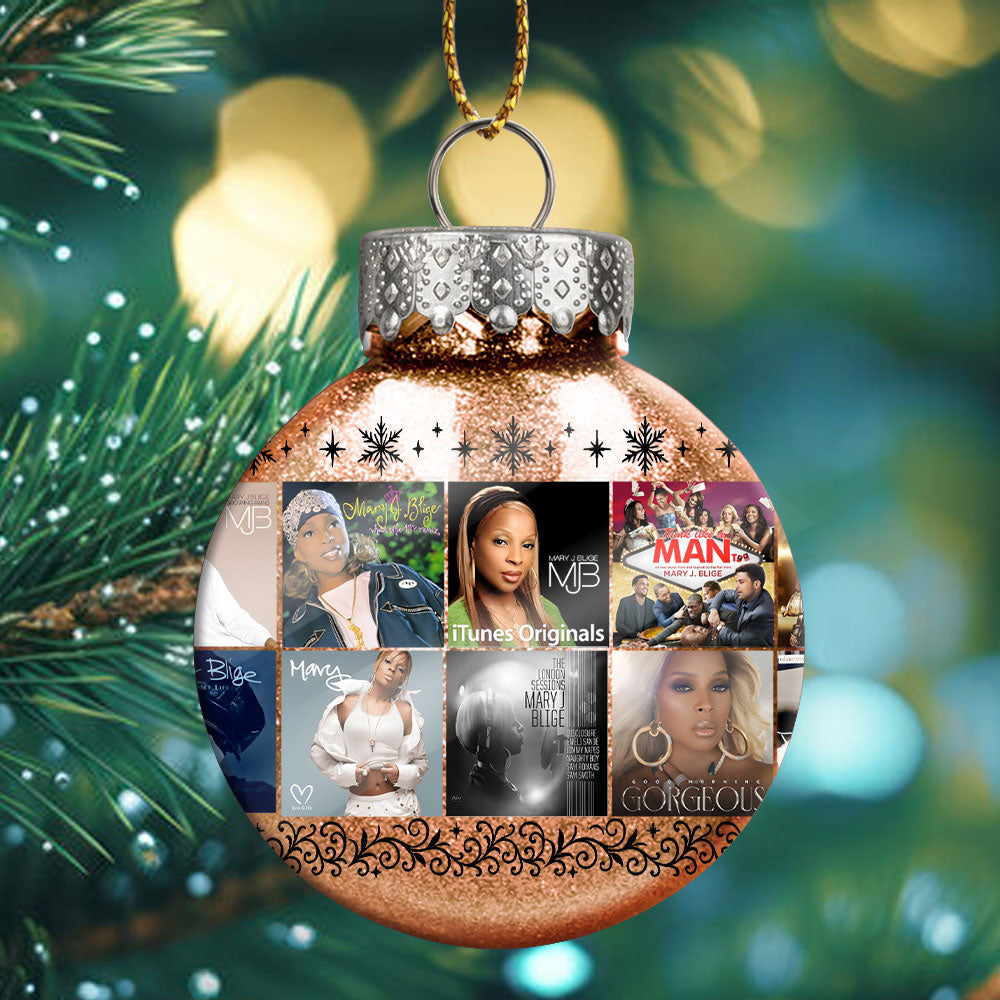 Mary J. Blige Ball Ornament – The Queen of Hip-Hop Soul