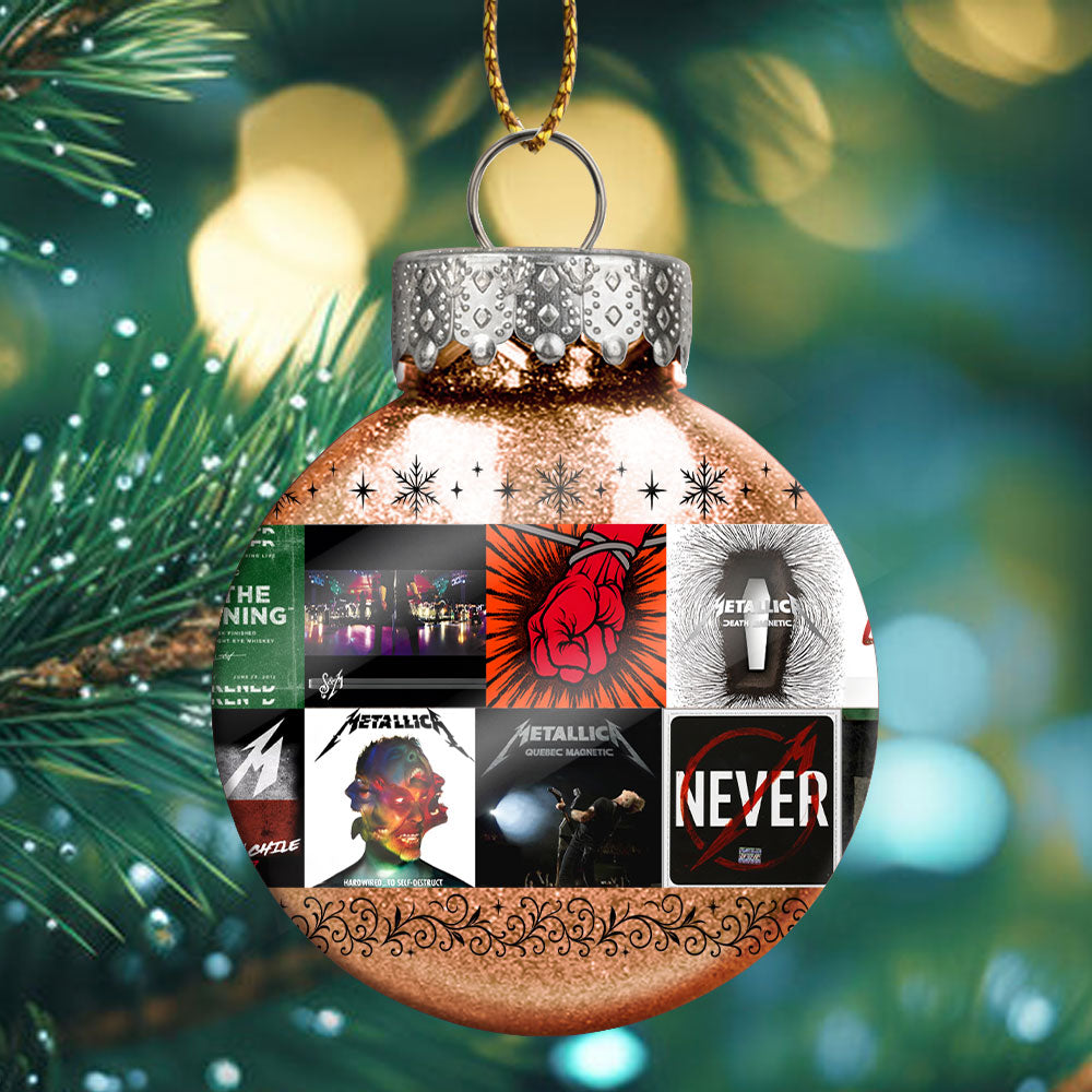 Metallica Ball Ornament – Thrash Legends Meet Holiday Power