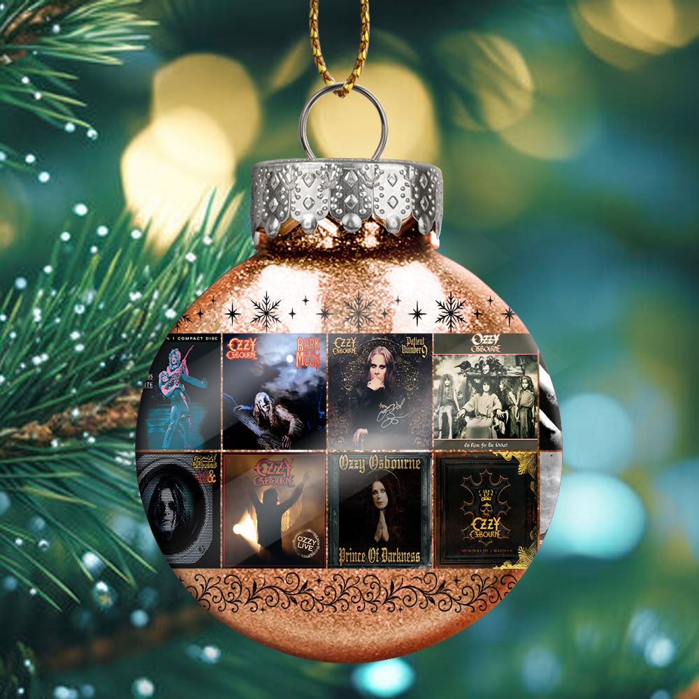 Ozzy Osbourne Ball Ornament – A Heavy Metal Holiday Tribute to the Prince of Darkness