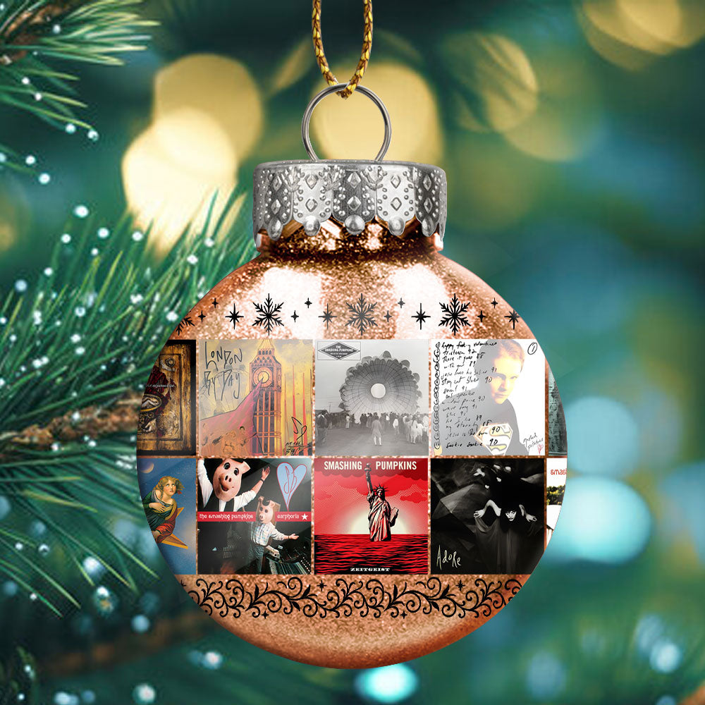The Smashing Pumpkins Ball Ornament – A Grunge Legacy in Every Glow