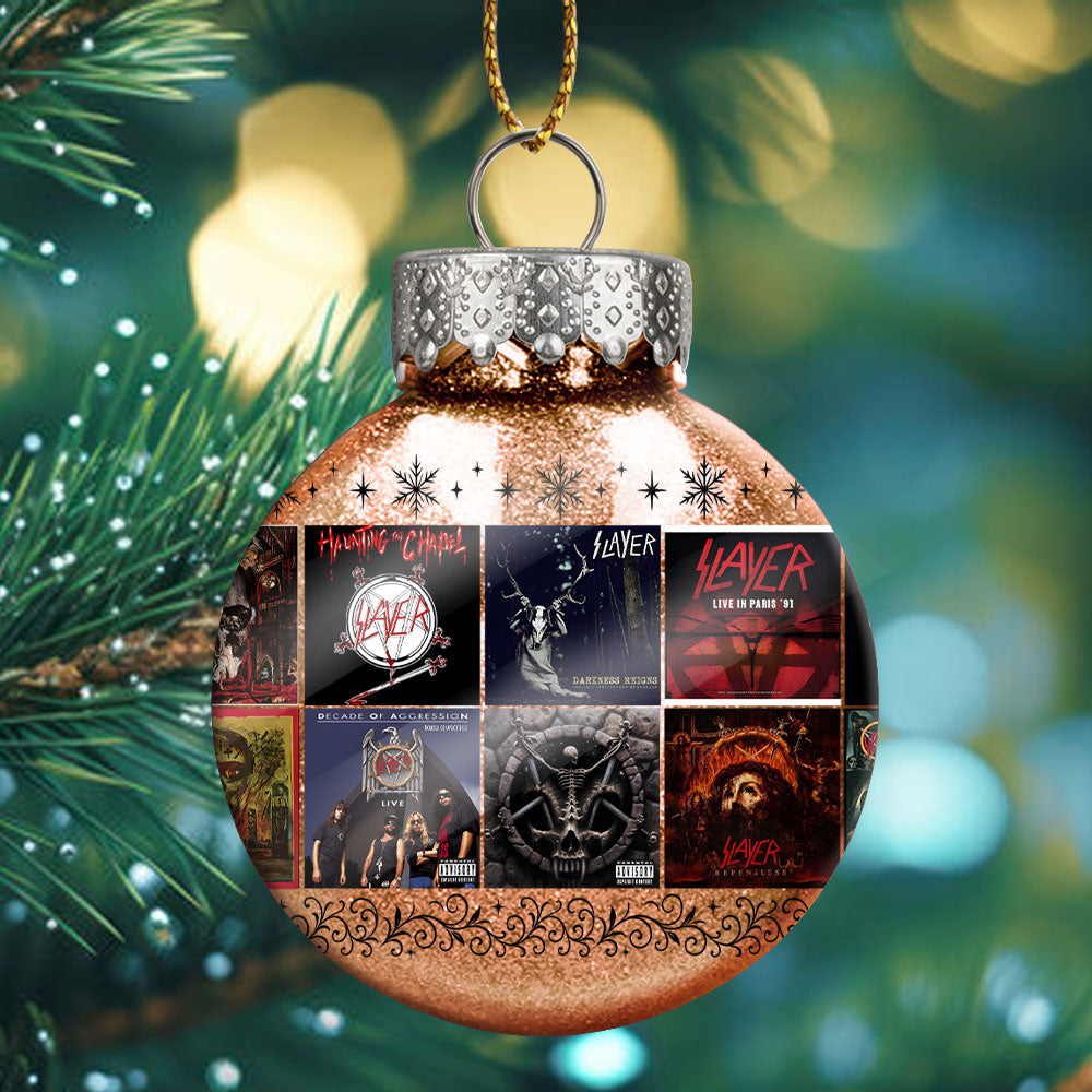 Slayer Ball Ornament – Thrash Metal Meets Holiday Mayhem