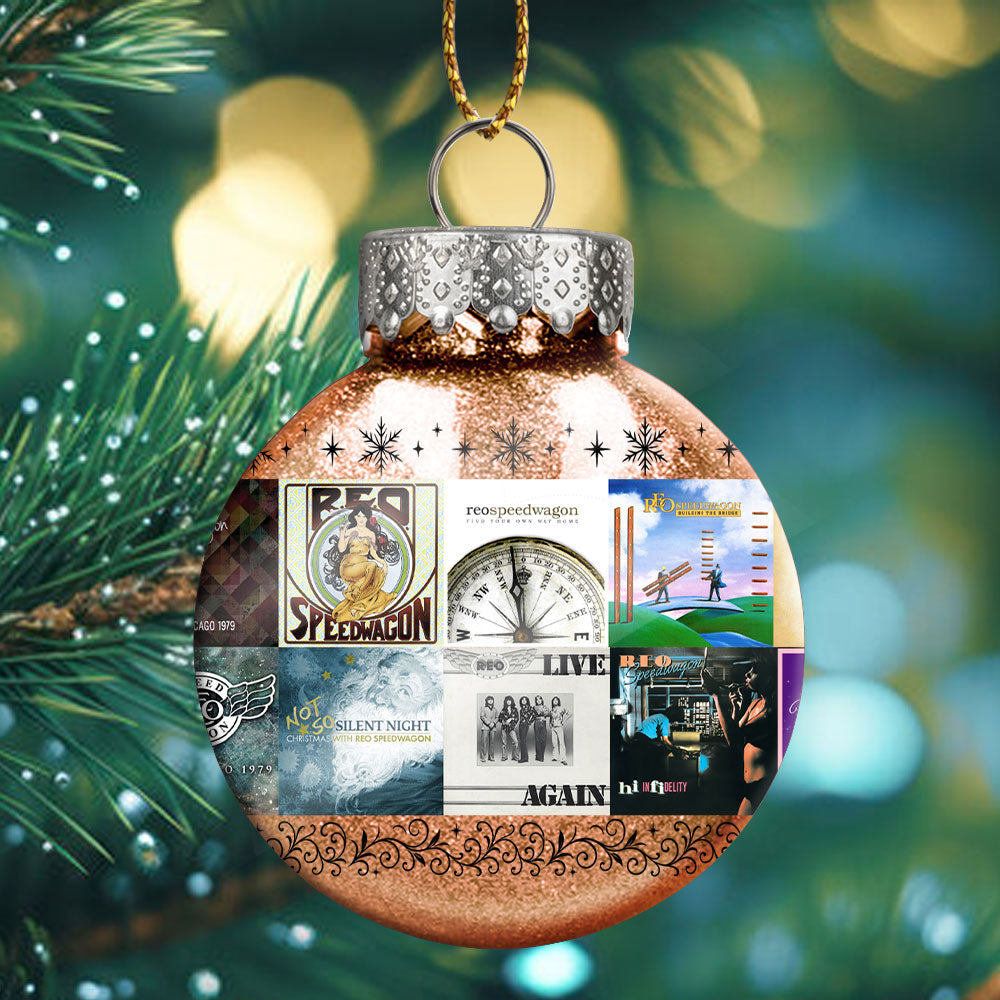 REO Speedwagon Ball Ornament – Rockin’ the Holidays with Timeless Hits