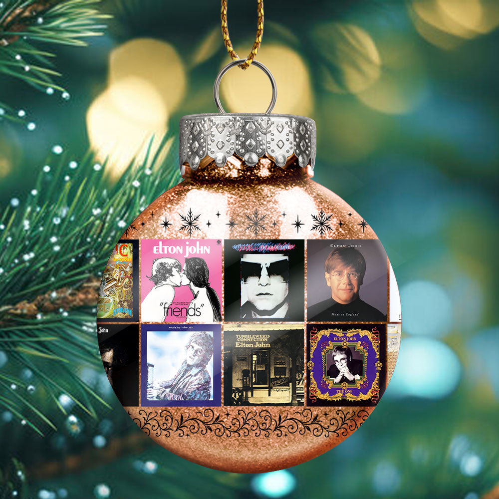 Elton John Ball Ornament – A Sparkling Tribute to Timeless Tunes