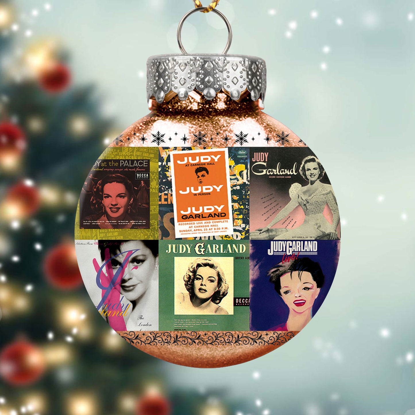 Judy Garland Ball Ornament – A Tribute to Timeless Hollywood Magic