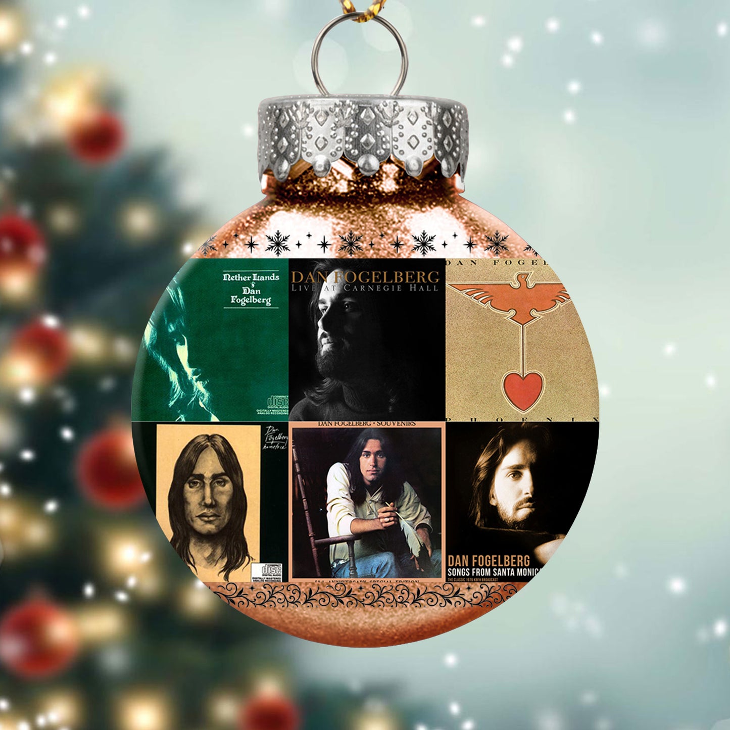 Dan Fogelberg Ball Ornament – Timeless Melodies for a Peaceful Christmas