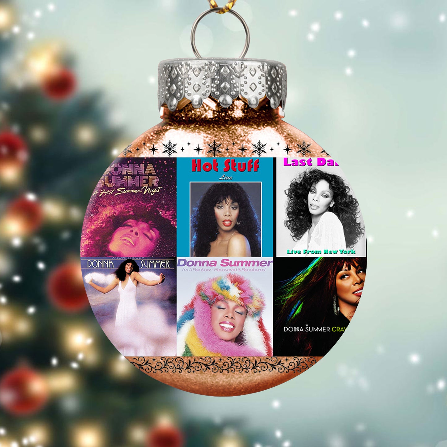 Donna Summer Ball Ornament – Disco Queen Magic for the Holidays