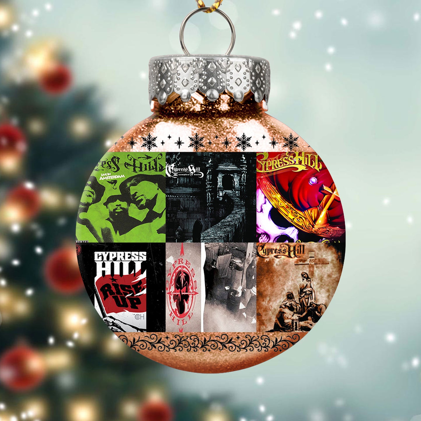 Cypress Hill Album Covers Christmas Ball Ornament