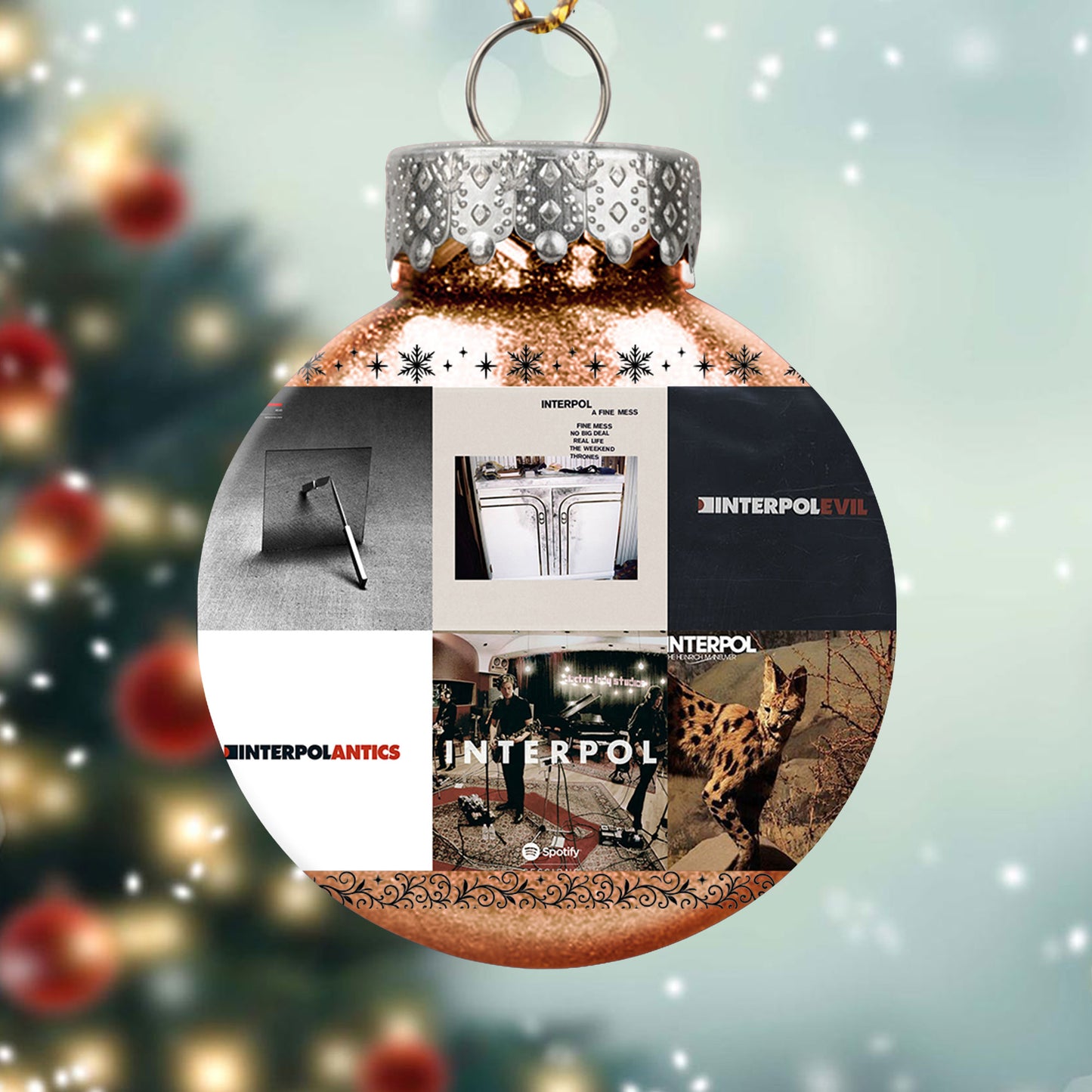 Interpol Ball Ornament – Celebrate the Cool Edge of Indie Rock