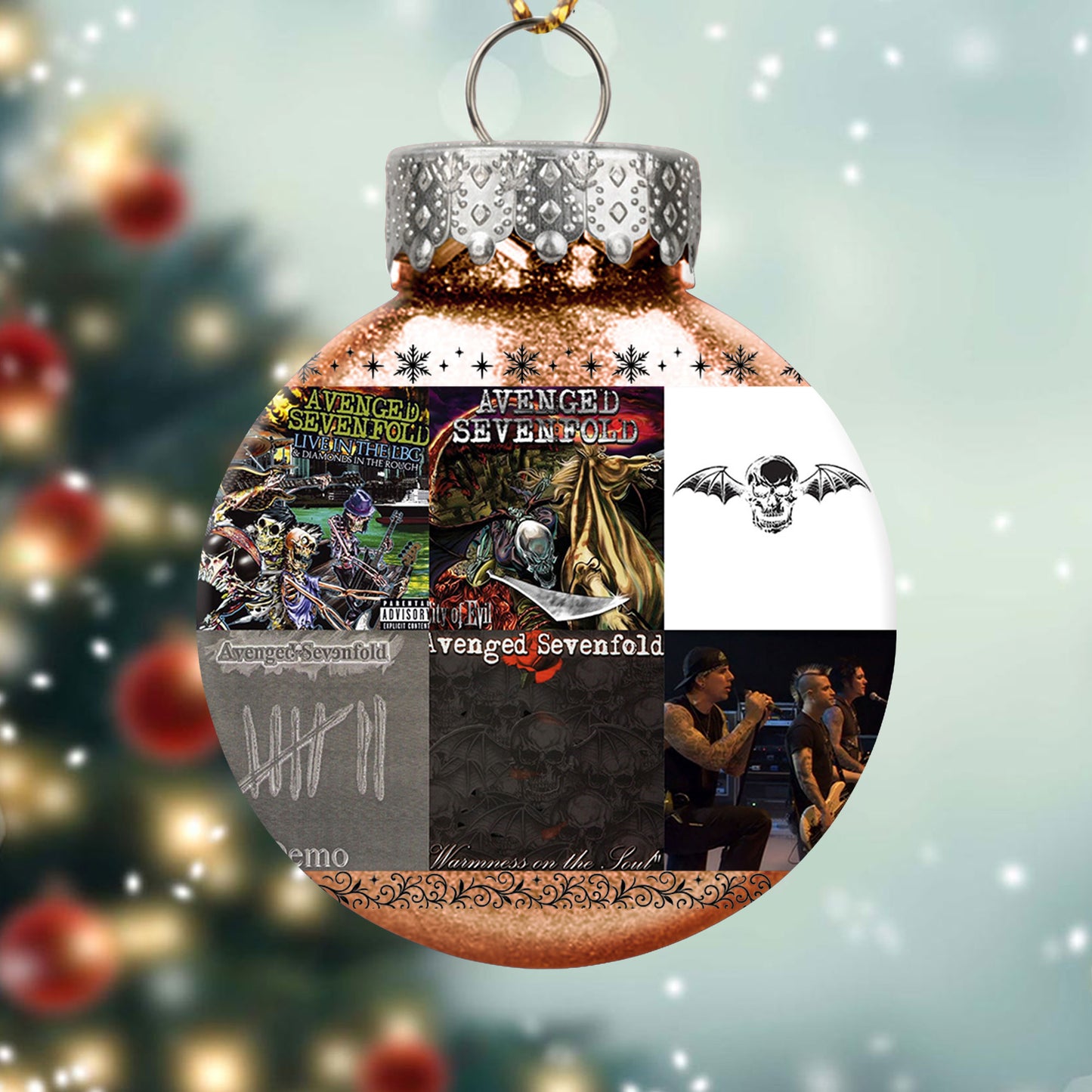 Avenged Sevenfold Ball Ornament – Metal Majesty for the Holidays
