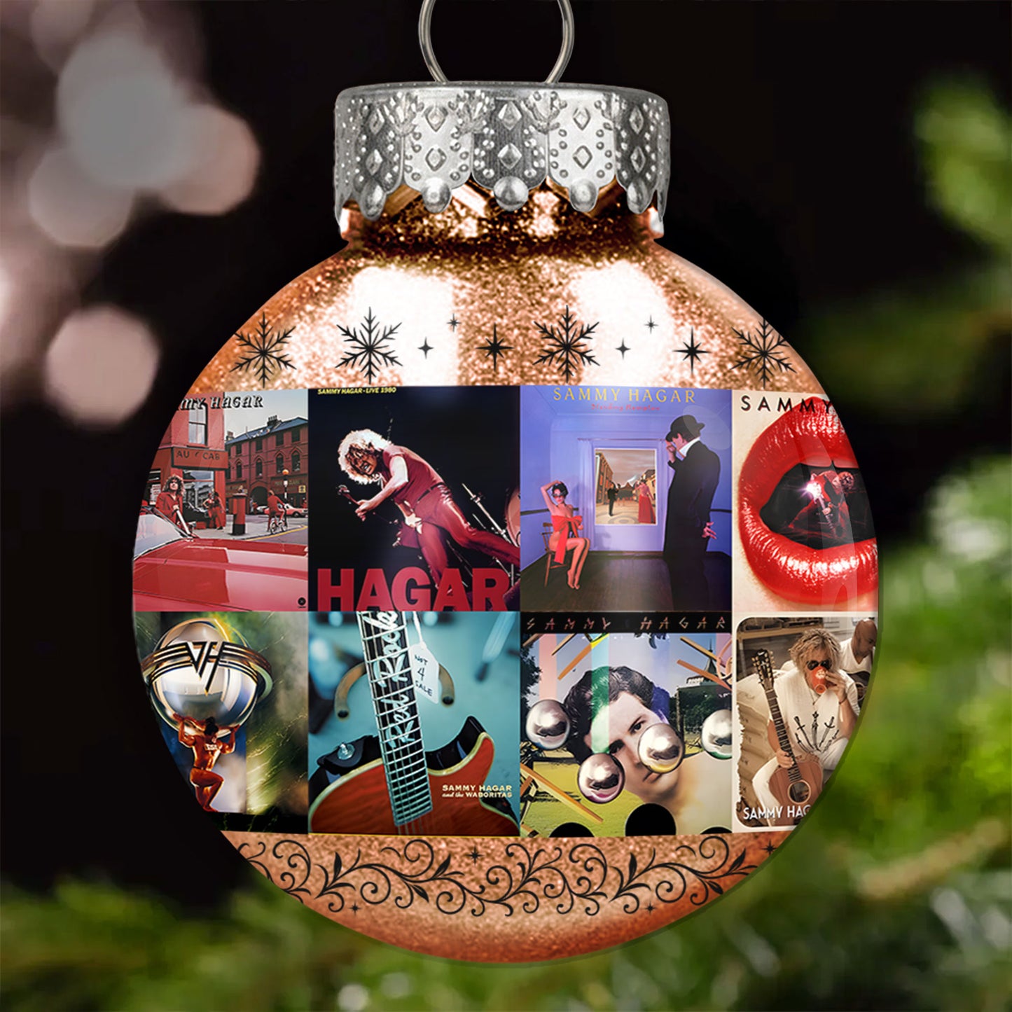 Sammy Hagar Ball Ornament – Rocking the Holidays with the Red Rocker Spirit