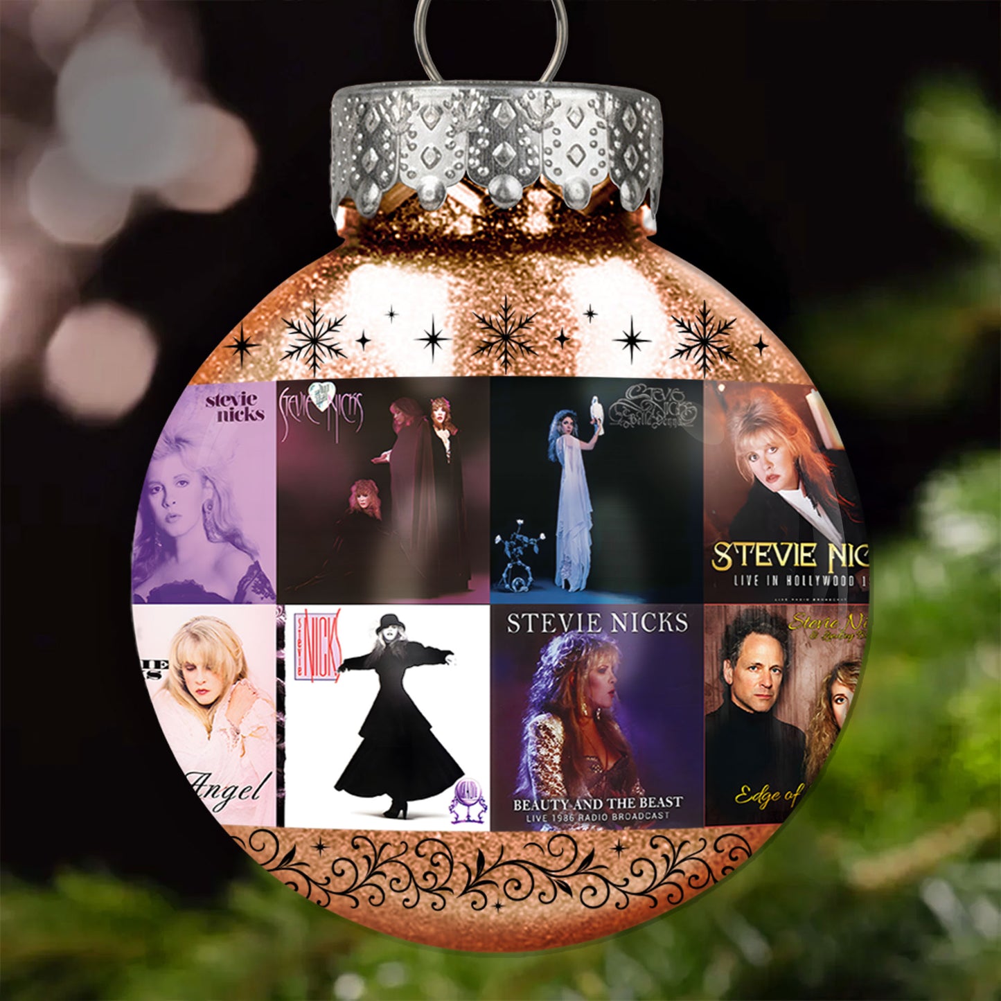 Stevie Nicks Ball Ornament – A Bohemian Tribute to the Queen of Mystical Rock