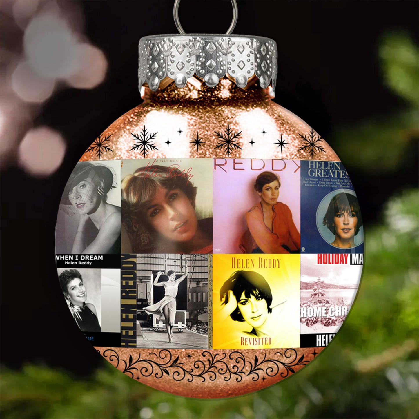 Helen Reddy Ball Ornament – A Touch of Classic Grace for the Holidays