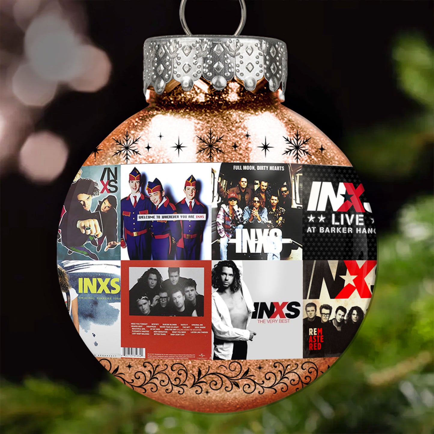 INXS Ball Ornament – Celebrate the Sound of Iconic Rock Energy