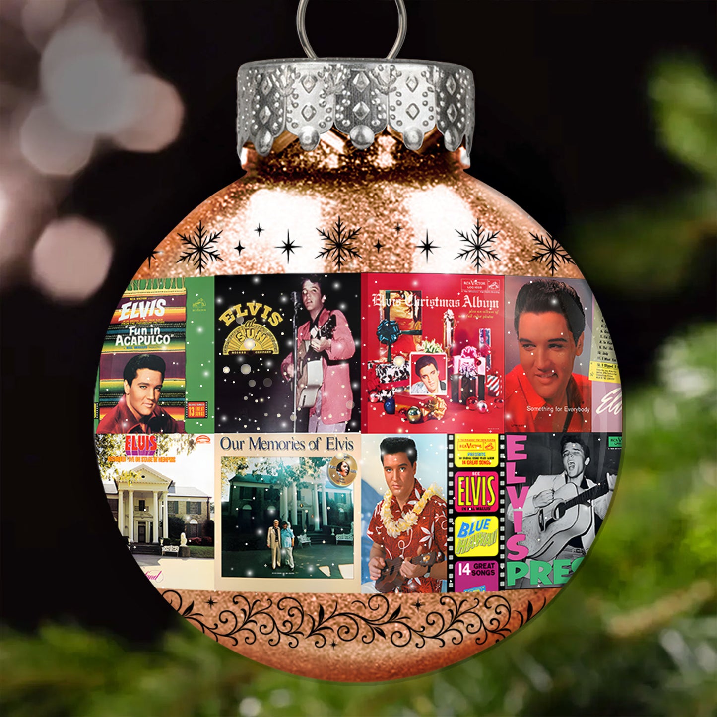 Elvis Presley Ball Ornament – A Rock ’n’ Roll Legend Wrapped in Holiday Spirit