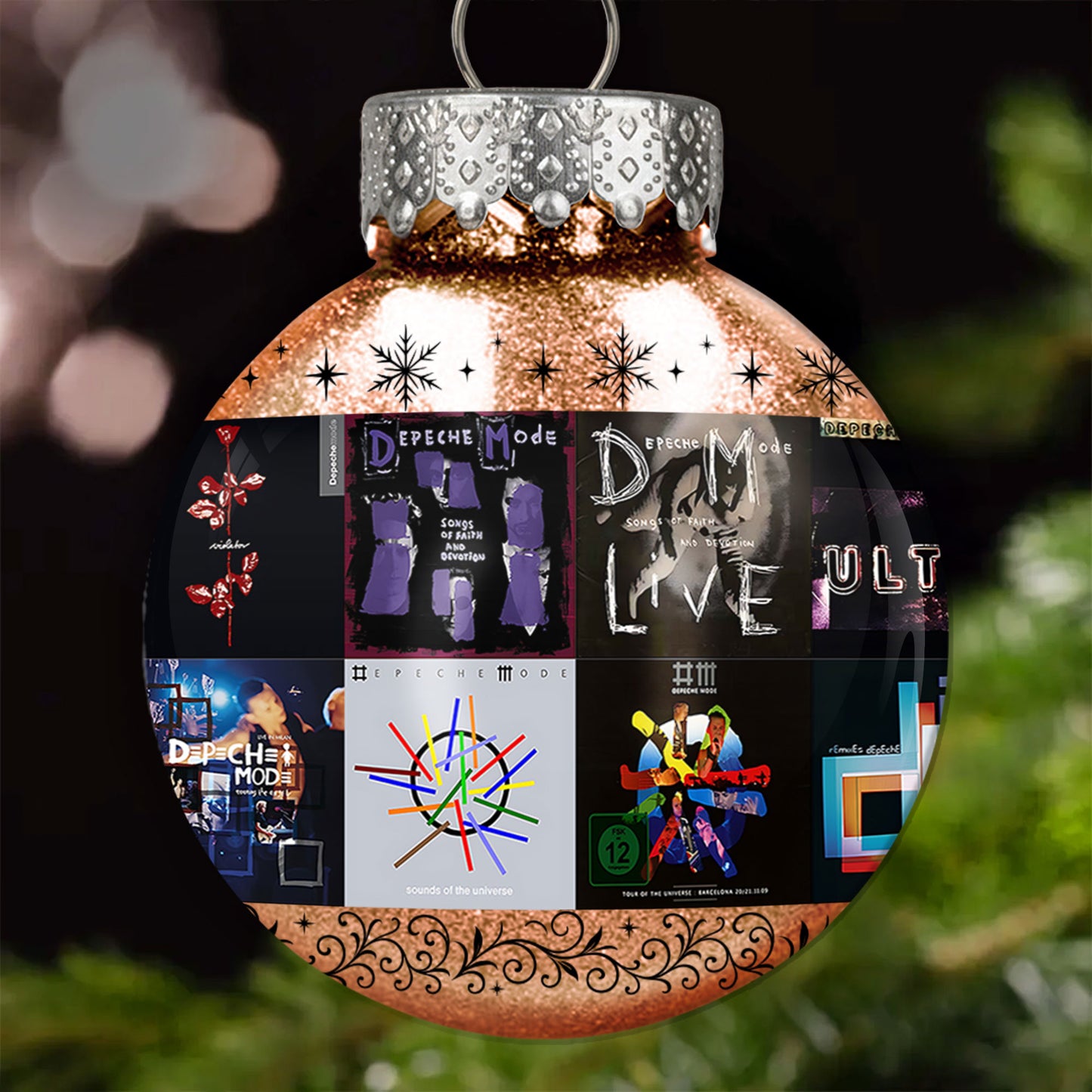 Nine Inch Nails Ball Ornament – A Darkly Beautiful Tribute to Industrial Artistry