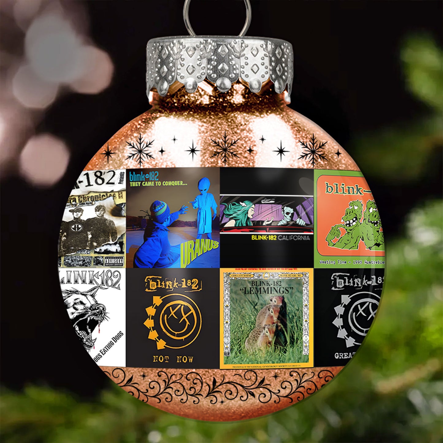 Blink-182 Ball Ornament – A Pop-Punk Holiday for the Young at Heart